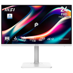 MSI PRO MAX 241PHW E14 23.8" 144Hz 4ms HDMI DP FreeSync HDR Ready Pivot FHD IPS Beyaz Monitör