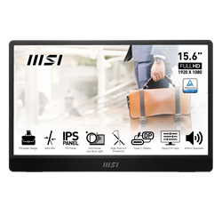 MSI 15.6" PRO MP161 60Hz 4ms FHD Flat IPS Taşınabilir Monitör
