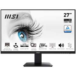 MSI 27" PRO MP273A 100Hz 1ms HDMI DP D-Sub FHD IPS Monitör