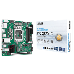 ASUS Pro H810T CSM 6400MHz(OC) DDR5 Soket 1851 M.2 Type-C HDMI DP mini-ITX Anakart
