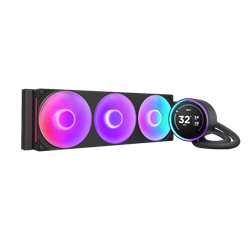NZXT Kraken Plus 360 AIO LCD 360mm RGB Siyah Sivi Islemci