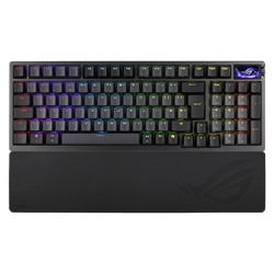 ASUS ROG AZOTH 96 HE ROG HFX V2 PBT Manyetik Switch Kablosuz İngilizce Q RGB Siyah Gaming Klavye
