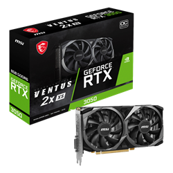 MSI GeForce RTX 3050 VENTUS 2X XS 8GB OC  8GB GDDR6 128 Bit RGB LHR Ekran Kartı