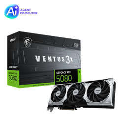 MSI GeForce RTX 5080 16G VENTUS 3X OC PLUS 16GB GDDR7 DLSS 4 256 Bit Ekran Kartı