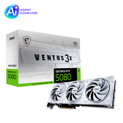 MSI GeForce RTX 5080 16G VENTUS 3X OC WHITE 16GB GDDR7 DLSS 4 256 Bit Ekran Kart