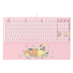 Razer Ornato V3 Pro TKL Mecha-Membrane Switch Pokemon Pikachu/Eevee Edition RGB Kablolu Gaming Klavye