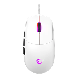 Rampage SMX-R49 NIXIE 12800DPI RGB Kablolu Beyaz Gaming Mouse