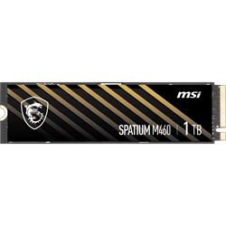MSI 1TB SPATIUM M460 Gen4 M.2 2280 SSD 5000MB Okuma / 4500MB Yazma