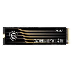 MSI 4TB SPATIUM M480 PRO Gen4 M.2 2280 SSD 6000MB Okuma / 4500MB Yazma