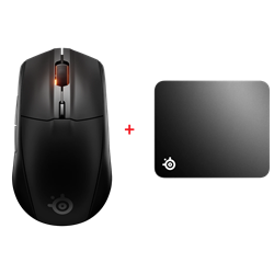 SteelSeries Rival 3 Gen 2 Mouse + SteelSeries QcK Medium Mouse Pad Bundle Paket