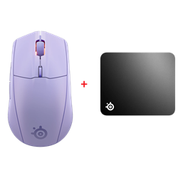 SteelSeries Rival 3 Gen 2 Mouse + SteelSeries QcK Medium Mouse Pad Bundle Paket