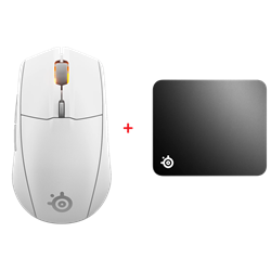SteelSeries Rival 3 Gen 2 Mouse + SteelSeries QcK Medium Mouse Pad Bundle Paket