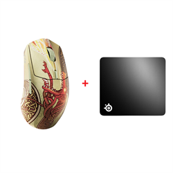 SteelSeries CS2 Dragon Lore Edition Mouse + SteelSeries QcK+ Large Mouse Pad Bundle Paket