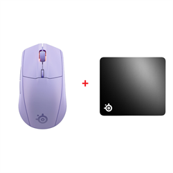 SteelSeries Rival 3 Gen 2 Mouse + SteelSeries QcK+ Large Mouse Pad Bundle Paket 