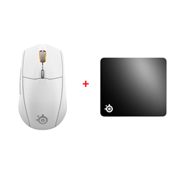 SteelSeries Rival 3 Gen 2 Mouse + SteelSeries QcK+ Large Mouse Pad Bundle Paket 