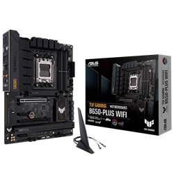 ASUS TUF GAMING B650-PLUS WIFI 6400MHz OC DDR5 Soket AM5 M.2 HDMI DP ATX Anakart