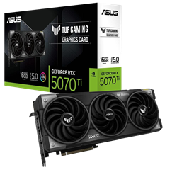 ASUS TUF Gaming GeForce RTX 5070 Ti 16GB GDDR7 DLSS 4 256 Bit Ekran Kartı