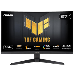 ASUS TUF GAMING VG27VQ3B 27" 180Hz 1ms HDMI DP ELMB SYNC FreeSync Adaptive Sync FHD Fast VA Curved 1500R Gaming Monitör