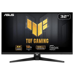 ASUS 31.5" TUF GAMING VG32UQA1A 160Hz OC 1ms HDMI DP Adaptive-Sync HDR400 UHD VA Gaming Monitör