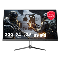 FAZEON X24F200 23.8" 200Hz 0.5ms HDMI DP HDR10 FreeSync G-Sync FHD SS IPS Gaming Monitör