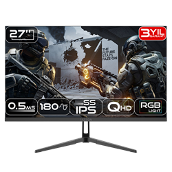 FAZEON X27F181QS 27" 180Hz 0.5ms HDMI DP HDR FreeSync G-Sync QHD Fast IPS Gaming Monitör