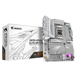 GIGABYTE X870 AORUS ELITE WIFI7 ICE 8200MHz(OC) DDR5 Soket AM5 M.2 HDMI ATX Anakart