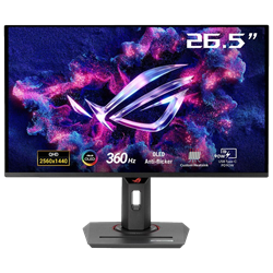 ASUS ROG Strix OLED XG27ACDNG 26.5" 360Hz 0.03ms HDMI DP Type-C USB 3.2 FreeSync Premium Pro G-Sync Pivot HDR10 QHD QD-OLED Gaming Monitör