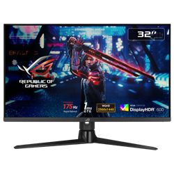 ASUS ROG STRIX XG32AQ 32" 175Hz OC 1ms HDMI DP USB 3.2 FreeSync Premium Pro G-SYNC HDR600 QHD Fast IPS Gaming Monitör