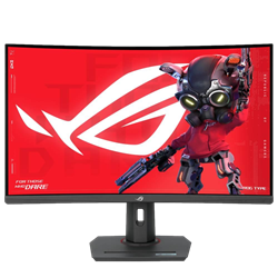 ASUS ROG Strix XG32WCS 31.5" 180Hz 1ms HDMI DP USB-C AdaptiveSync FreeSync HDR10 QHD Fast VA Curved Gaming Monitör
