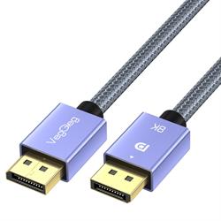 VegGieg 8K-60Hz 4K-165Hz 2K-240Hz DisplayPort 1.4 Kablo (5 Metre)