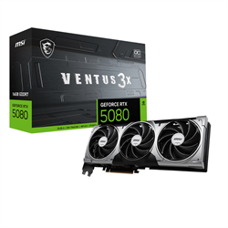 MSI GeForce RTX 5080 16G VENTUS 3X OC 16GB GDDR7 DLSS 4 256 Bit Ekran Kartı