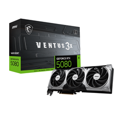 MSI GeForce RTX 5080 16G VENTUS 3X 16GB GDDR7 DLSS 4 256 Bit Ekran Kartı