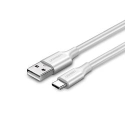 UGREEN USB to Type-C 1 Metre Beyaz Hızlı Şarj Kablosu 