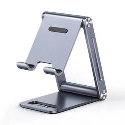 UGREEN Çift Eksenli Ayarlanabilir Alüminyum Gri Telefon Standı