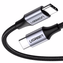 UGREEN Type-C to Type-C 3A 1 Metre Hızlı Data ve Şarj Kablosu