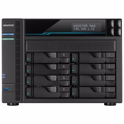 ASUSTOR Lockerstor 8 AS6508T Intel Atom C3538 8GB DDR4(64GB Ram Desteği) 8 Yuvalı(8X22TB Desteği) M.2  10GbE  2.5 GbE  USB 3.2  NAS Depolama Cihazı