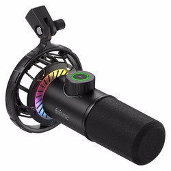 Fifine K658 USB Mikrofon RGB Yayıncı Mikrofonu