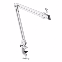 Fifine BM63W Masaüstü Ayaklıklı Beyaz Mikrofon Standı
