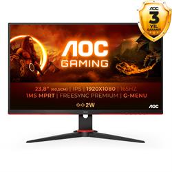 AOC 23.8" 24G2SPAE/BK 165Hz 1ms HDMI DP D-SUB Freesync Premium FHD IPS Gaming Monitör