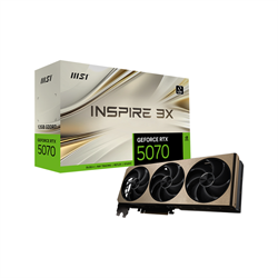 MSI GeForce RTX 5070 12G INSPIRE 3X GDDR7 DLSS 4 192 Bit Ekran Kartı