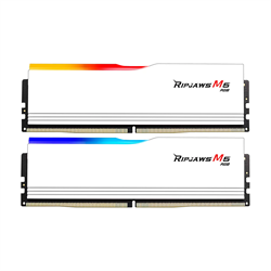 GSKILL 32GB (2x16GB) Ripjaws M5 Beyaz RGB DDR5 6000Mhz CL36 XMP Dual Kit Ram