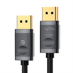VegGieg 4K-60Hz 2K-165Hz Displayport 1.2 Kablo (3 Metre)